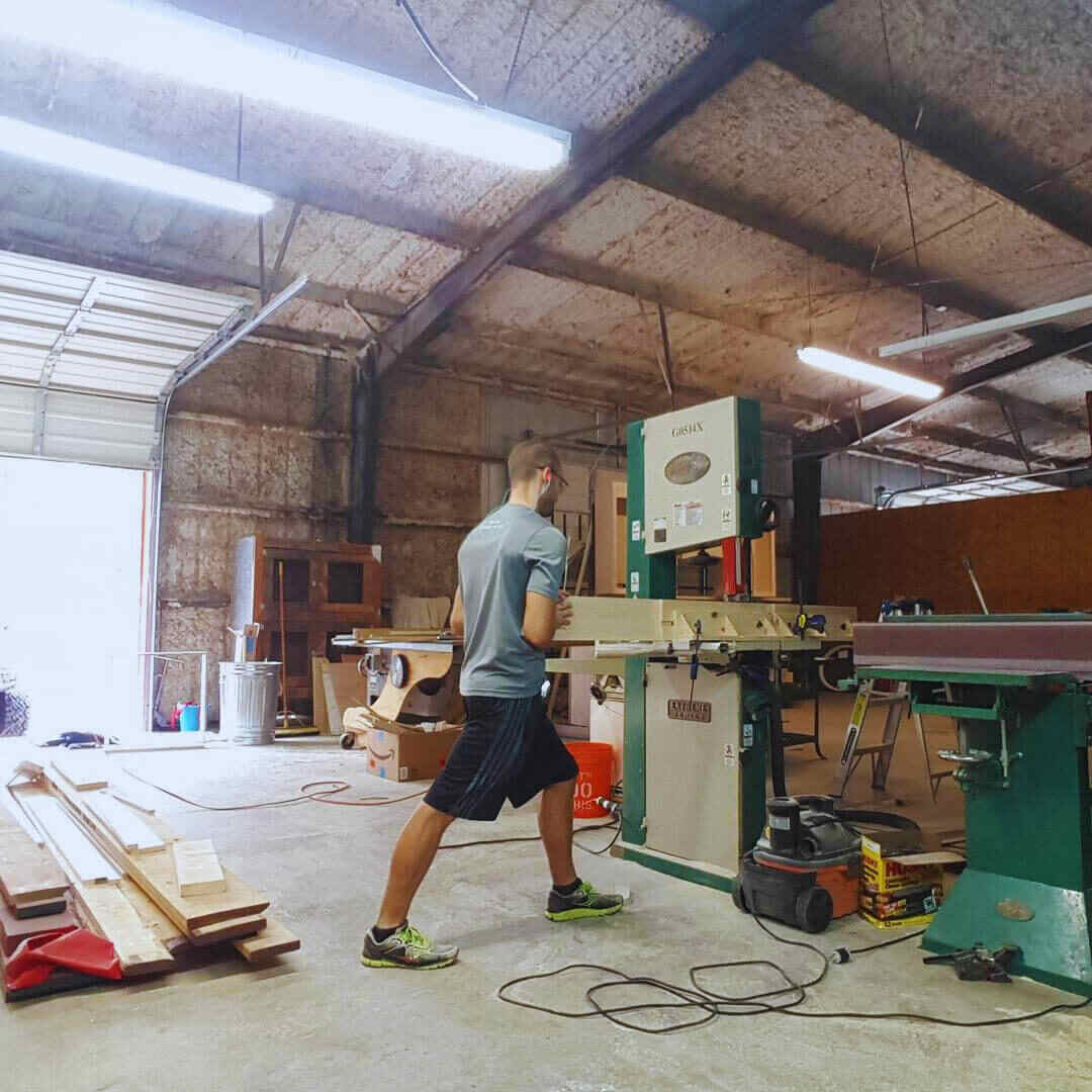 Eric Wilken Doing Woodwork